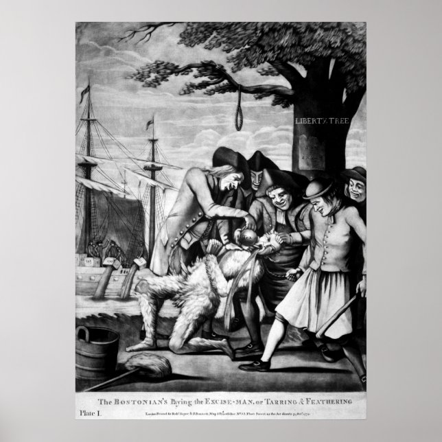 Tarring and Feathering Poster (Front)