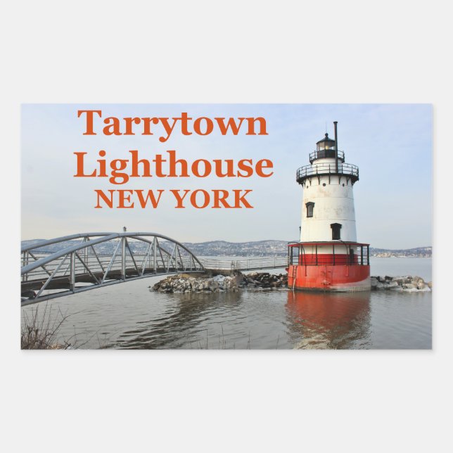 Tarrytown Lighthouse, New York Stickers (Front)