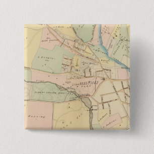 Tarrytown, N Tarrytown, New York 2 Inch Square Button