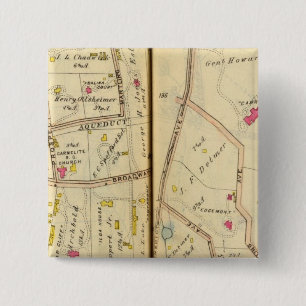 Tarrytown, New York 3 2 Inch Square Button