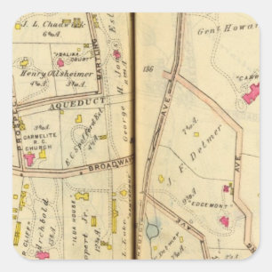 Tarrytown, New York 3 Square Sticker