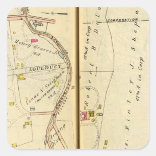 Tarrytown, New York 6 Square Sticker