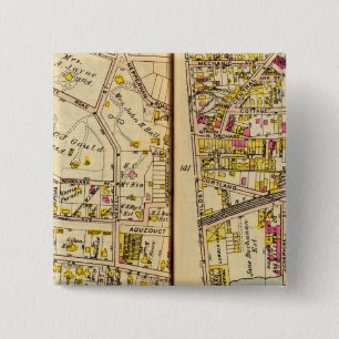 Tarrytown, New York 7 2 Inch Square Button