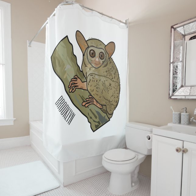 Tarsier cartoon illustration  (In Situ)