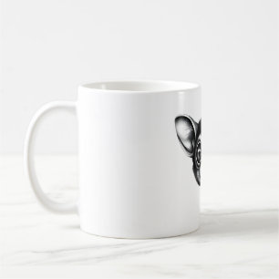 Tarsier Love - Realistic Black & White Design Tee Coffee Mug