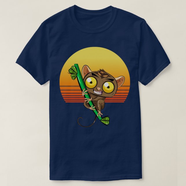 Tarsier Sun T-Shirt (Design Front)