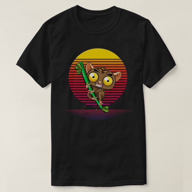 Tarsier Vapour T-Shirt (Design Front)