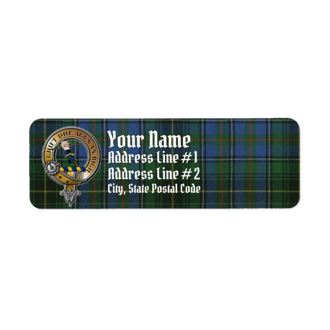 Tartan & Badge MacInnes (Devant)
