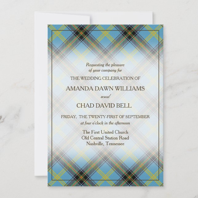 Tartan Beauty Clan Bell Scottish Plaid (Front)