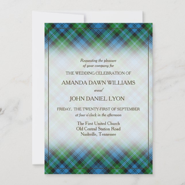 Tartan Beauty Clan Lyon Scottish Plaid (Front)