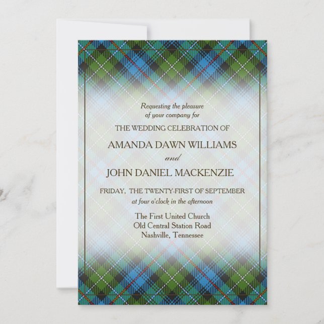 Tartan Beauty Clan MacKenzie Scottish Plaid (Front)