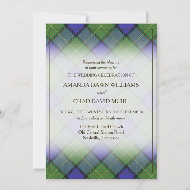 Tartan Beauty Clan Muir Scottish Plaid (Front)