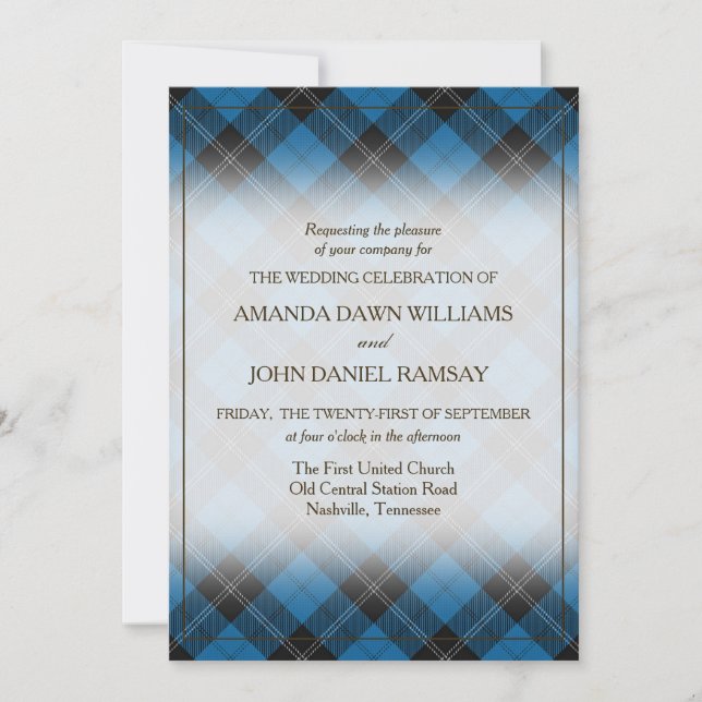 Tartan Beauty Clan Ramsay Blue Scottish Plaid (Front)