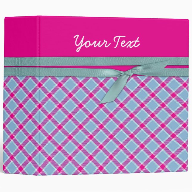 Tartan binder (Front/Spine)