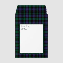 Tartan Black Watch, Carreaux