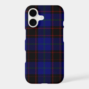 Tartan bleu noir à carreaux à la maison