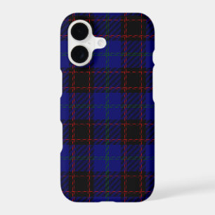 Tartan bleu noir à carreaux à la maison