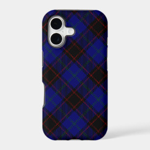 Tartan bleu noir à carreaux à la maison