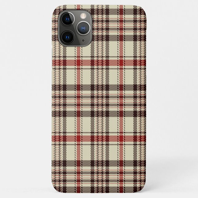 Tartan Brown    Case-Mate iPhone Case (Back)