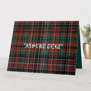 Tartan Card