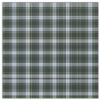 Tartan Clan Gordon Plaid Pattern White Blue Green