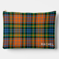 Tartan Clan Murray Plaid Blue Orange Green Custom