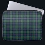 Tartan Clan Robertson Plaid Green Purple Check Laptop Sleeve<br><div class="desc">Clan Robertson plaid tartan print check design laptop sleeve for anyone who loves classic and elegant cover for their treasured accessories. Perfect gift for family reunions, or other special gift giving occasions. TIP: Combine this laptop sleeve with our matching tie, socks, can cooler, and paper napkins to form the ultimate...</div>