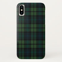 Tartan Coque-Mate à peine Il iPhone X Coque