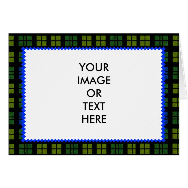 Tartan Couleurs 1 Le MUSÉE Zazzle Cadeaux Modèle (Devant horizontal)