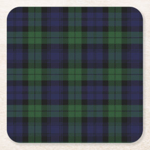 Tartan Custom Square Coasters