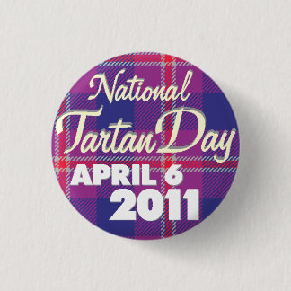 Tartan Day 2011: Mini 1 Inch Round Button