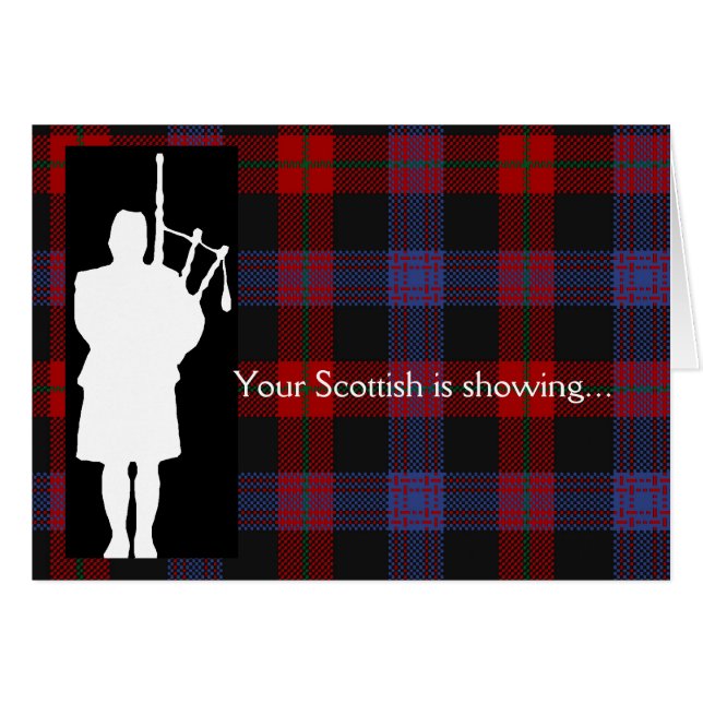 Tartan Day Bagpiper (Front Horizontal)