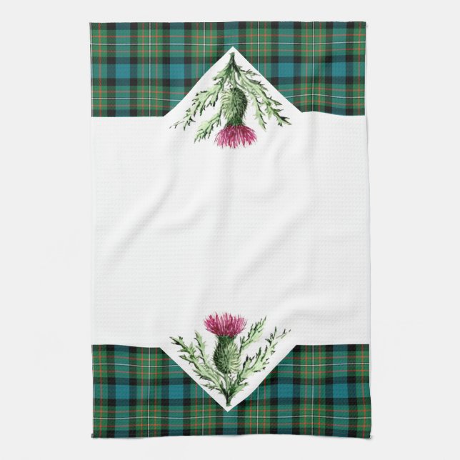 Tartan de clan de Ferguson de serviette de plat de (Vertical)