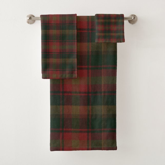 Tartan de feuille d'érable canadien (En situation)