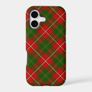 Tartan de foin rouge vert carreaux