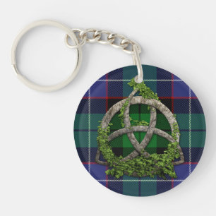 Tartan de Galbraith et noeud celtique de trinité