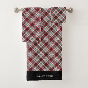 Tartan de la ville d'Édimbourg a fait un plaid gri