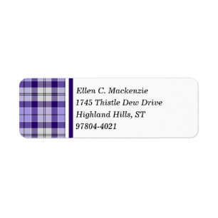 Tartan de secteur de Strathclyde Ecosse
