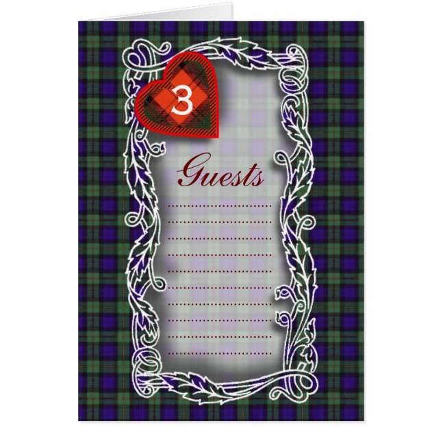 Tartan d'écossais de MacEwen (Devant)