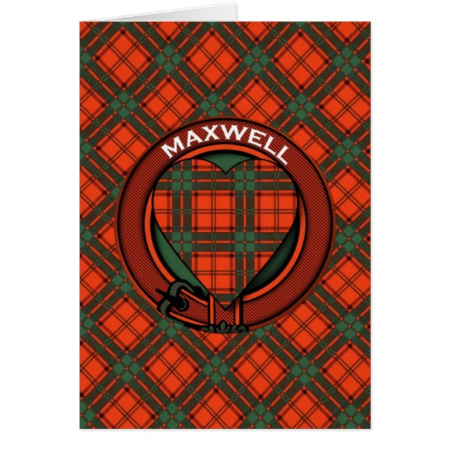 Tartan d'écossais de Maxwell (Devant)