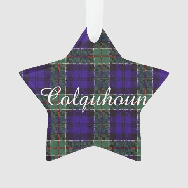 Tartan d'écossais de plaid de clan de Colquhoun (devant)