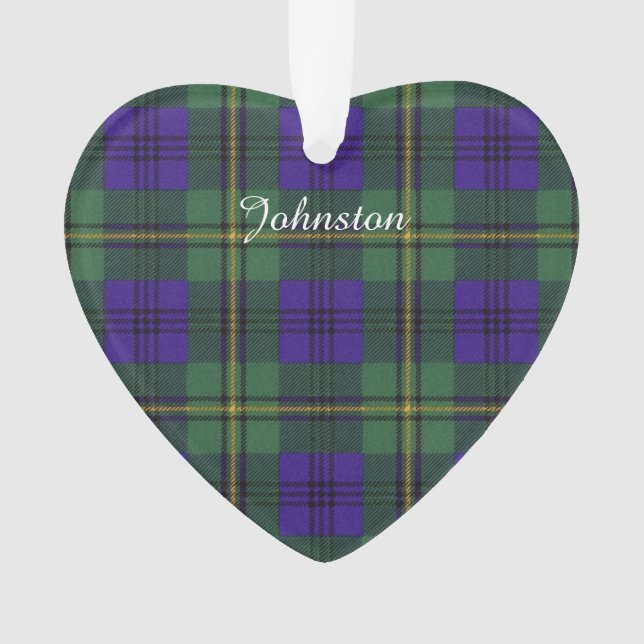 Tartan d'écossais de plaid de clan de Johnston (devant)
