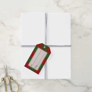 Tartan Delights Clan MacAulay Red and Green Plaid Gift Tags