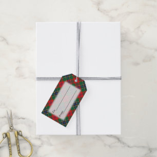 Tartan Delights Clan MacLean Red Plaid Gift Tags