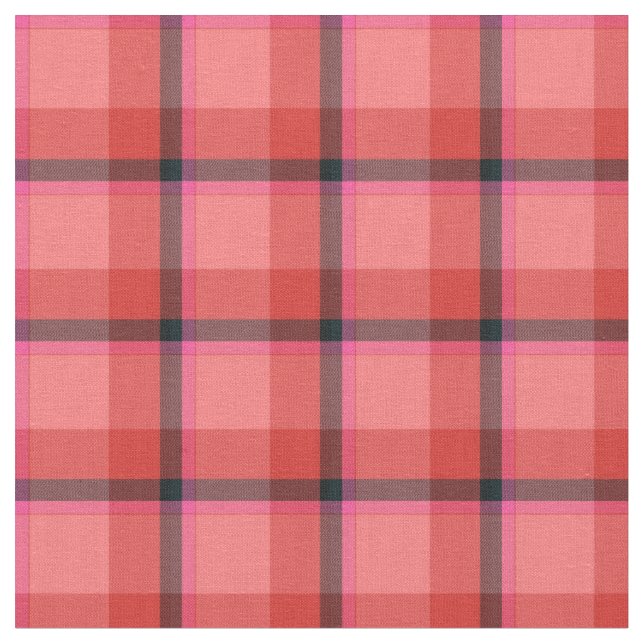 Tartan Design Fabric (Close Up)