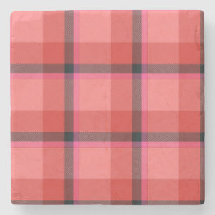 Tartan Design Stone Coaster