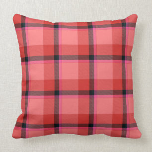 Tartan Design Throw Pillow