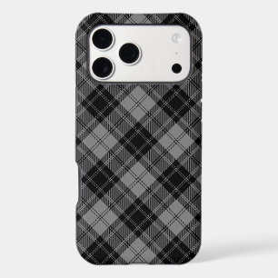 tartan Douglas noir gris carreaux