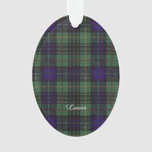Tartan écossais de kilt de plaid de clan de Lewis