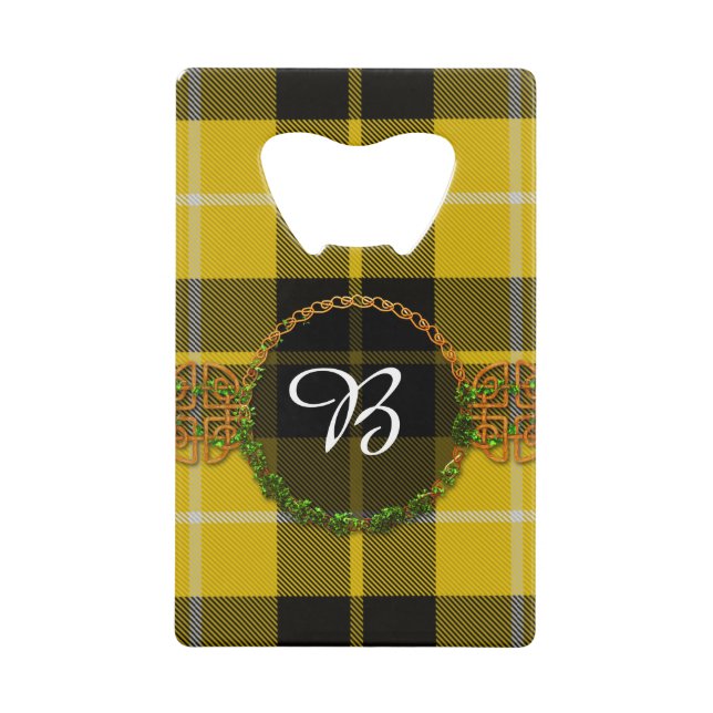 Tartan et monogramme de robe de Barclay (Devant)